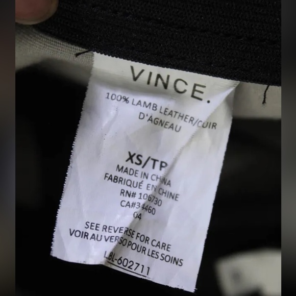 Vince Pull-on Lambskin Suede Grey Pants Size XS, Retail $995 - Picture 7 of 8